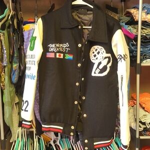 Bankup letterman style jacket nwot